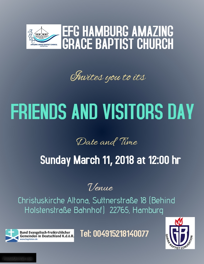 Friends and Visitors Day